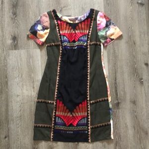 Unique Floral & Geometrical Anthropologie Dress